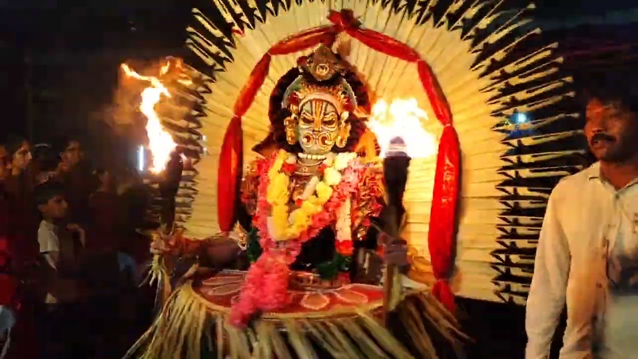 *(ಗೋಳಿಗರಡಿ ಮೇಳ ಯಕ್ಷಗಾನ)* ಪಂಜುರ್ಲಿ ಪ್ರವೇಶ ಅಬ್ಬರ ಪ್ರವೇಶ (ರಾಘವೇಂದ್ರ){(ಕುಂದಾಪುರ})