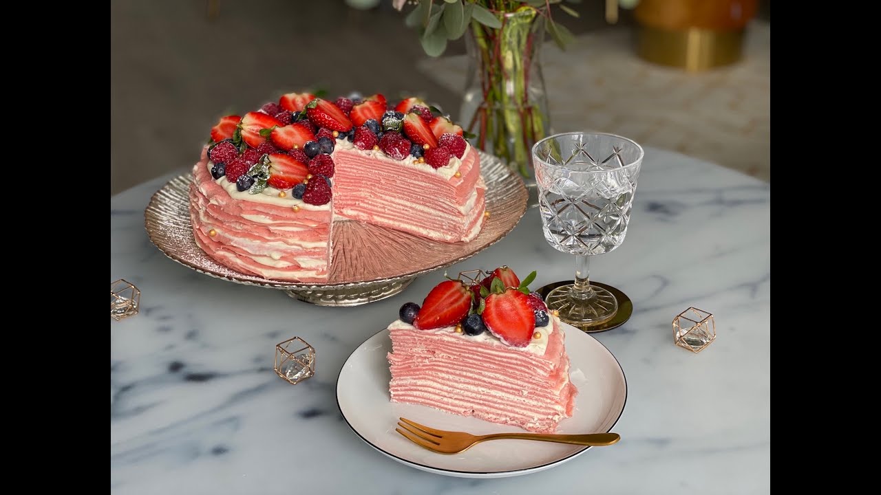 Nefis Krep Pasta Tarifi - Delicious Crepe Cake Recipe