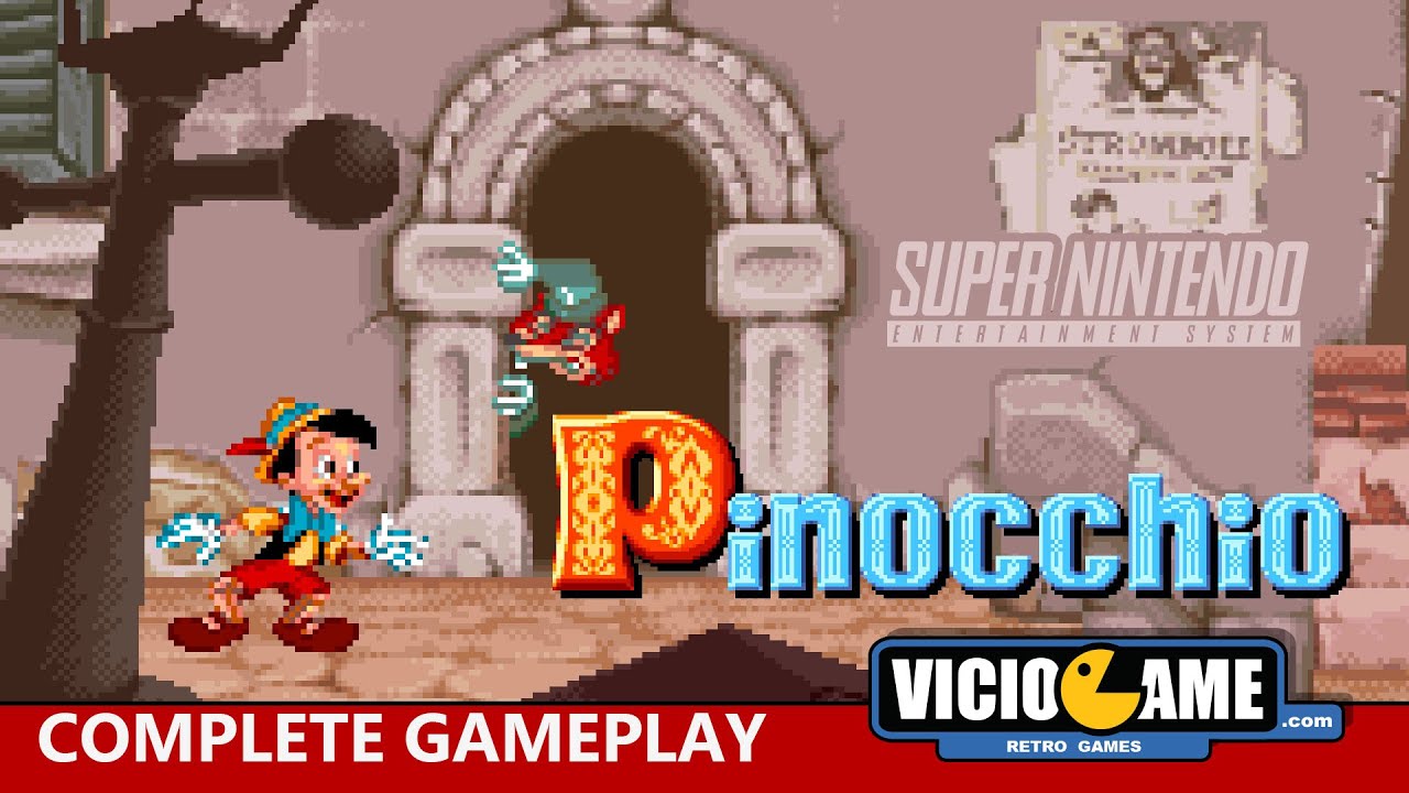 🎮 Pinocchio (Super Nintendo) Complete Gameplay