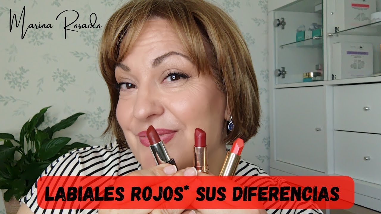 Como elegir  TU LABIAL ROJO. PIEL MADURA