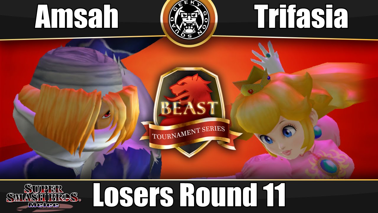 BEAST 6 - Amsah (Sheik) Vs. Trifasia (Peach) - Losers Round 11