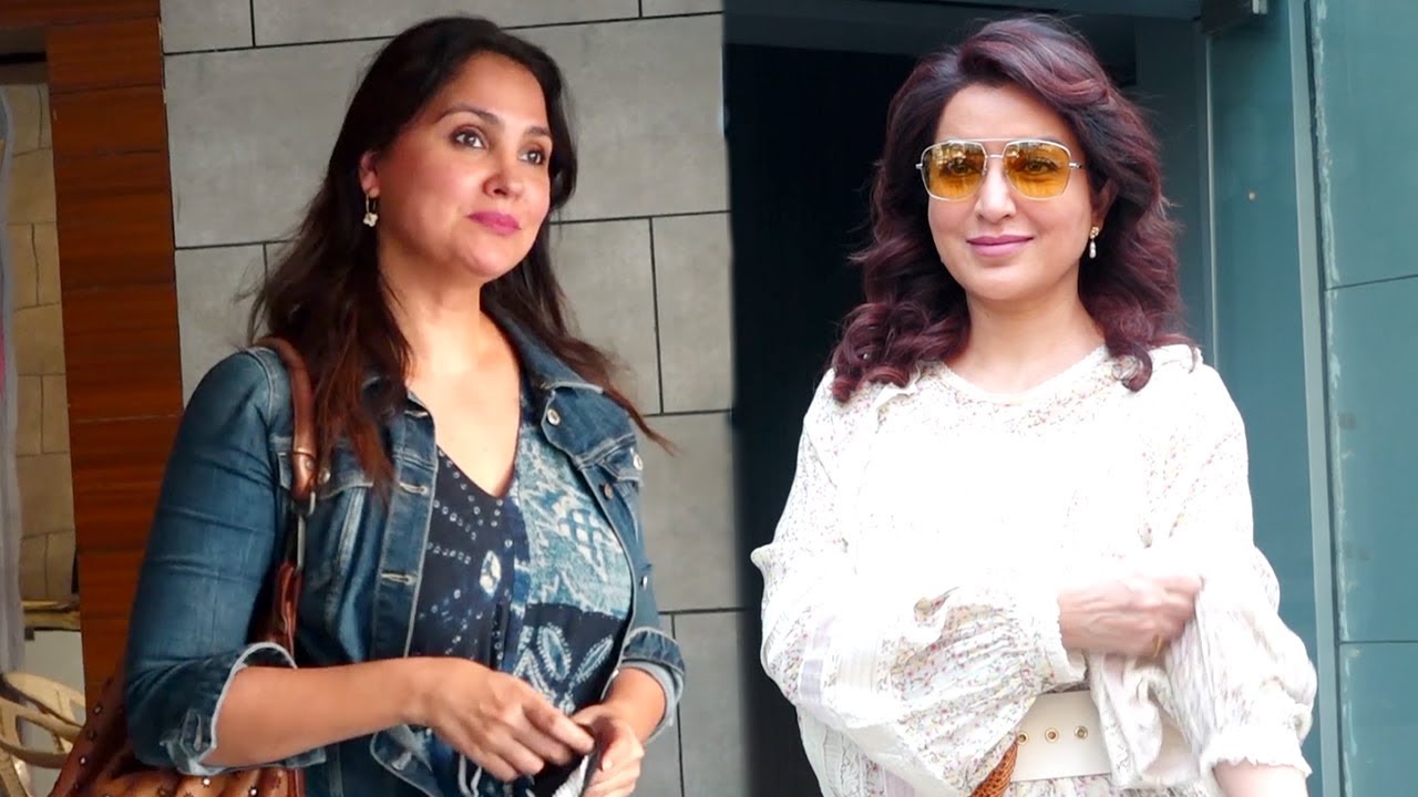 BEAUTIFUL Tisca Chopra & GORGEOUS Lara Dutta Spotted At Foo Bandra For Lunch