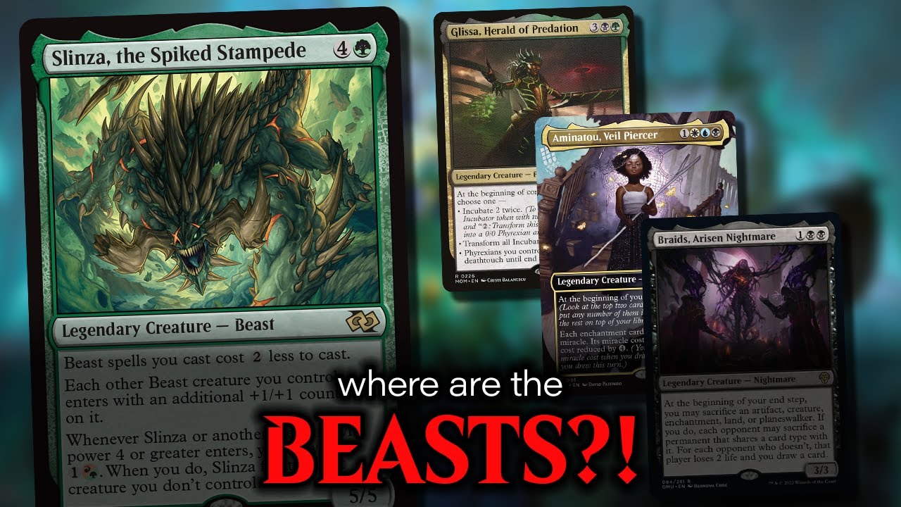 Slinza Beast Deck Magic Online EDH Gameplay | tribalkai