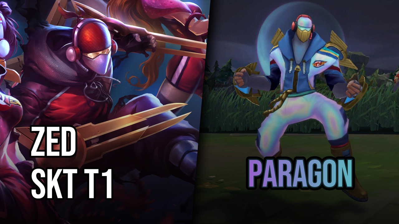 SKT T1 Zed Skin - Paragon | League of Legends | Chromas Skin