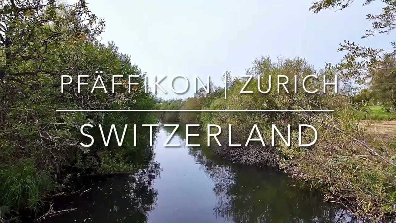 Switzerland Walking tour Pf&auml;ffikon- Zurich|  the most beautiful sea : Pf&auml;ffikersee 🇨🇭