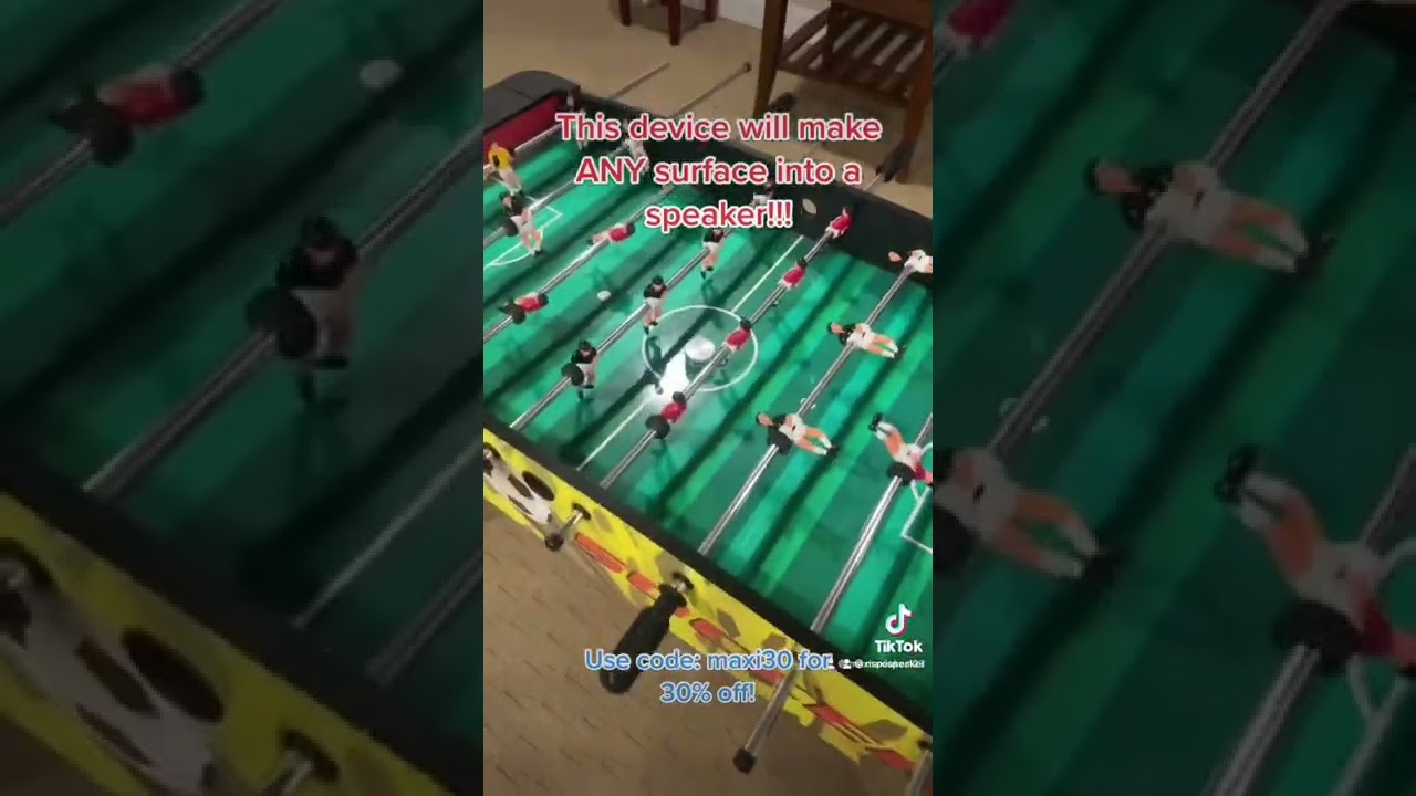 MaxiSpeaker on foosball table?!? 🤯