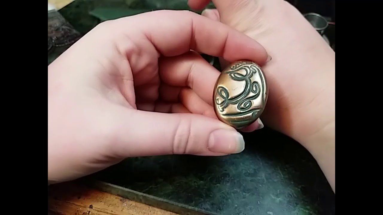 DIY Polyclay Stamped Cabochons