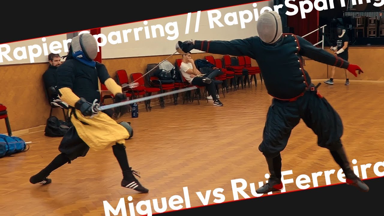 Rapier Sparring - Miguel vs Rui