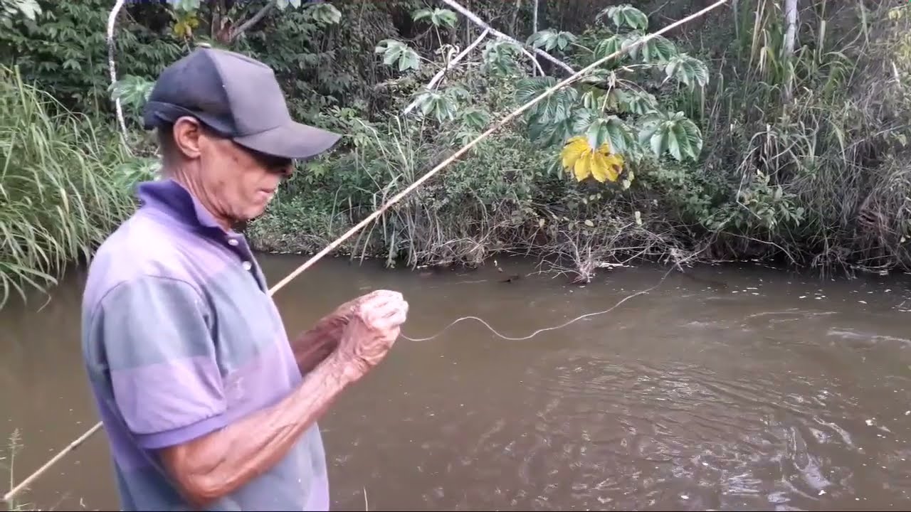 SÍLVIO PESCANDO NO RIO SANTA CRUZ