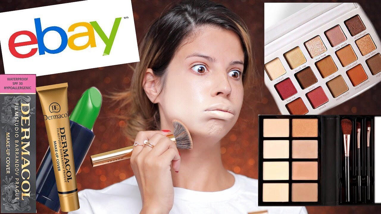 FULL FACE OF CHEAP EBAY MAKEUP