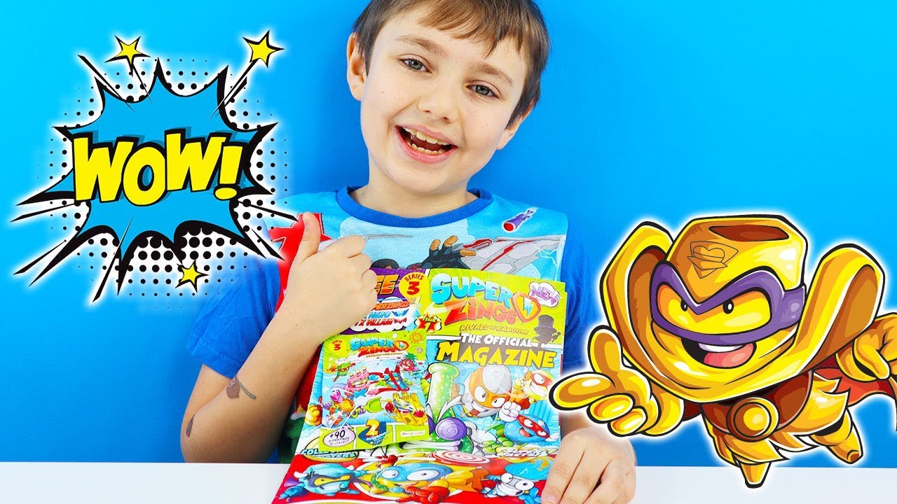 Superzings Official Magazine Issue 1 & Blind Bag