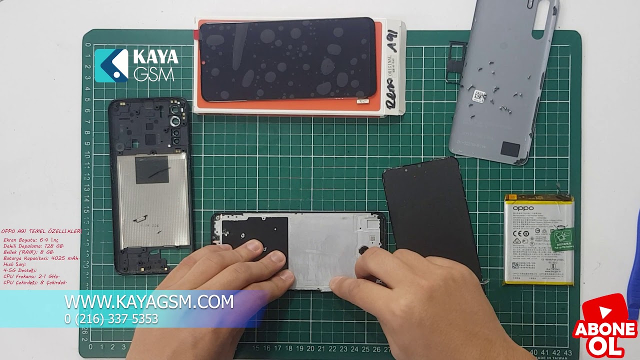 KADIKÖY - OPPO A91 EKRAN DEĞİŞİMİ, TÜRKİYE' DE İLK - KAYA GSM