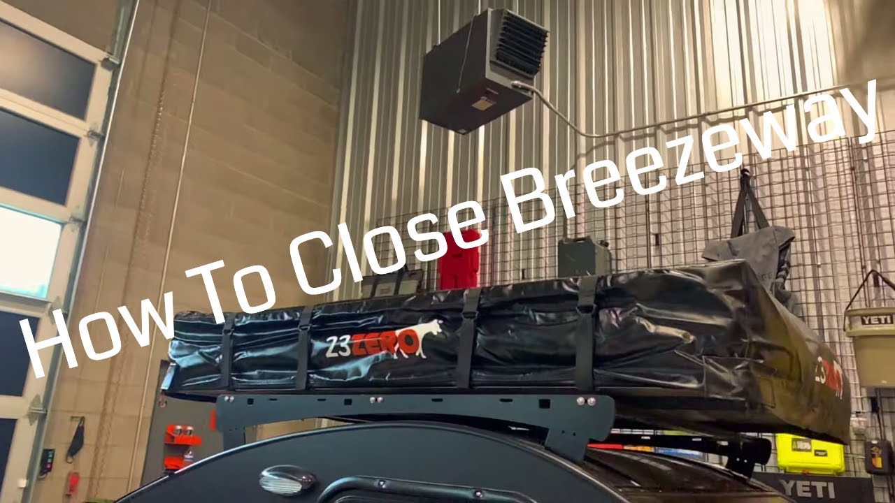 How To Close 23ZERO Breezeway Rooftop Tent.