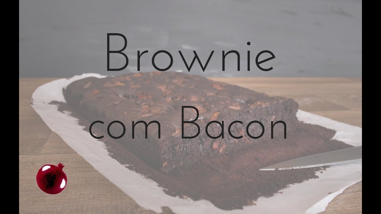Brownie com bacon da Nigella