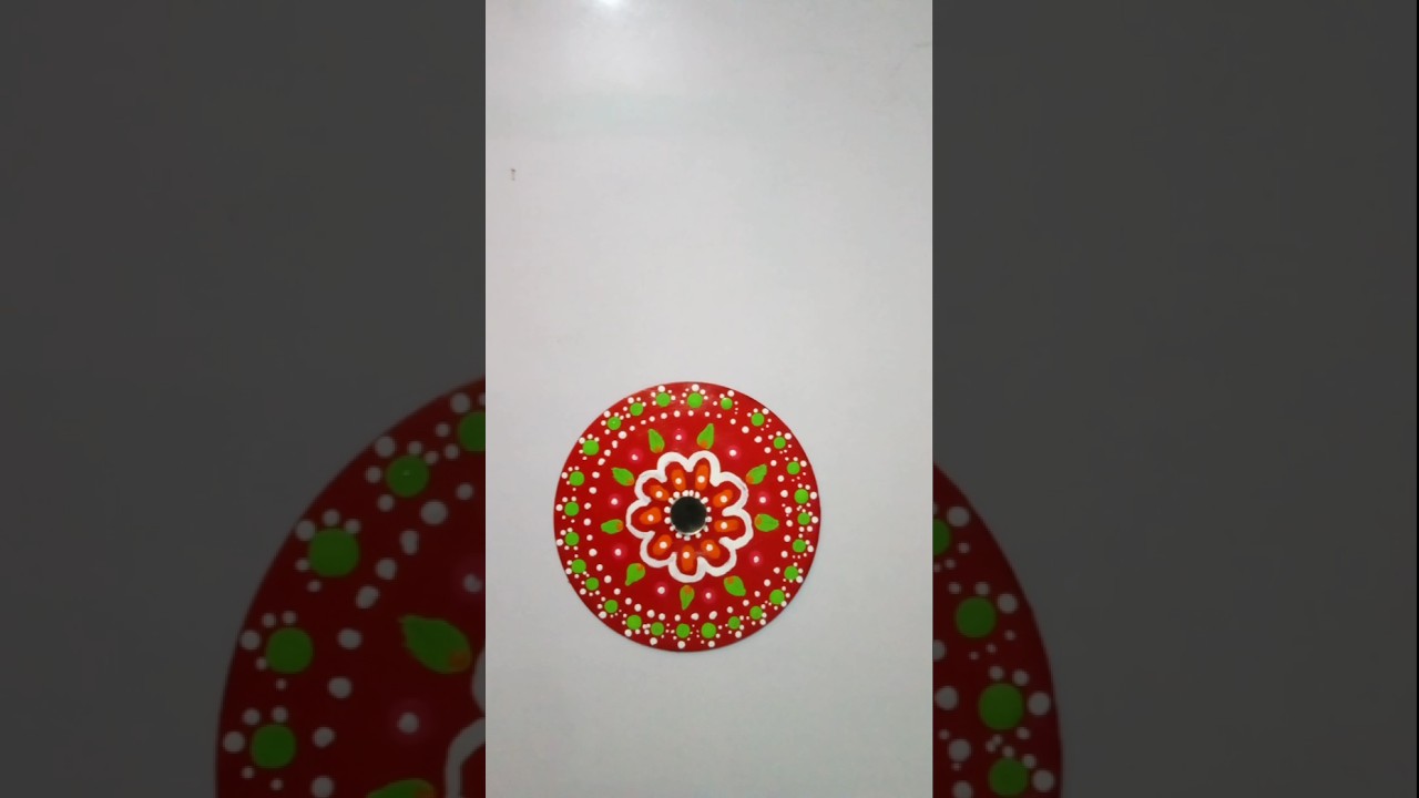 old cd craft idea || old CD decoration idea #shorts #art #diy