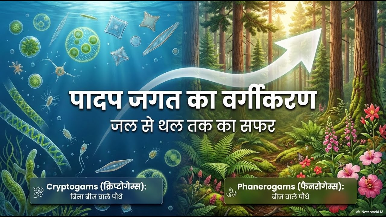पादप जगत का वर्गीकरण | Plant Kingdom for SSC, Railway & All Exams | 