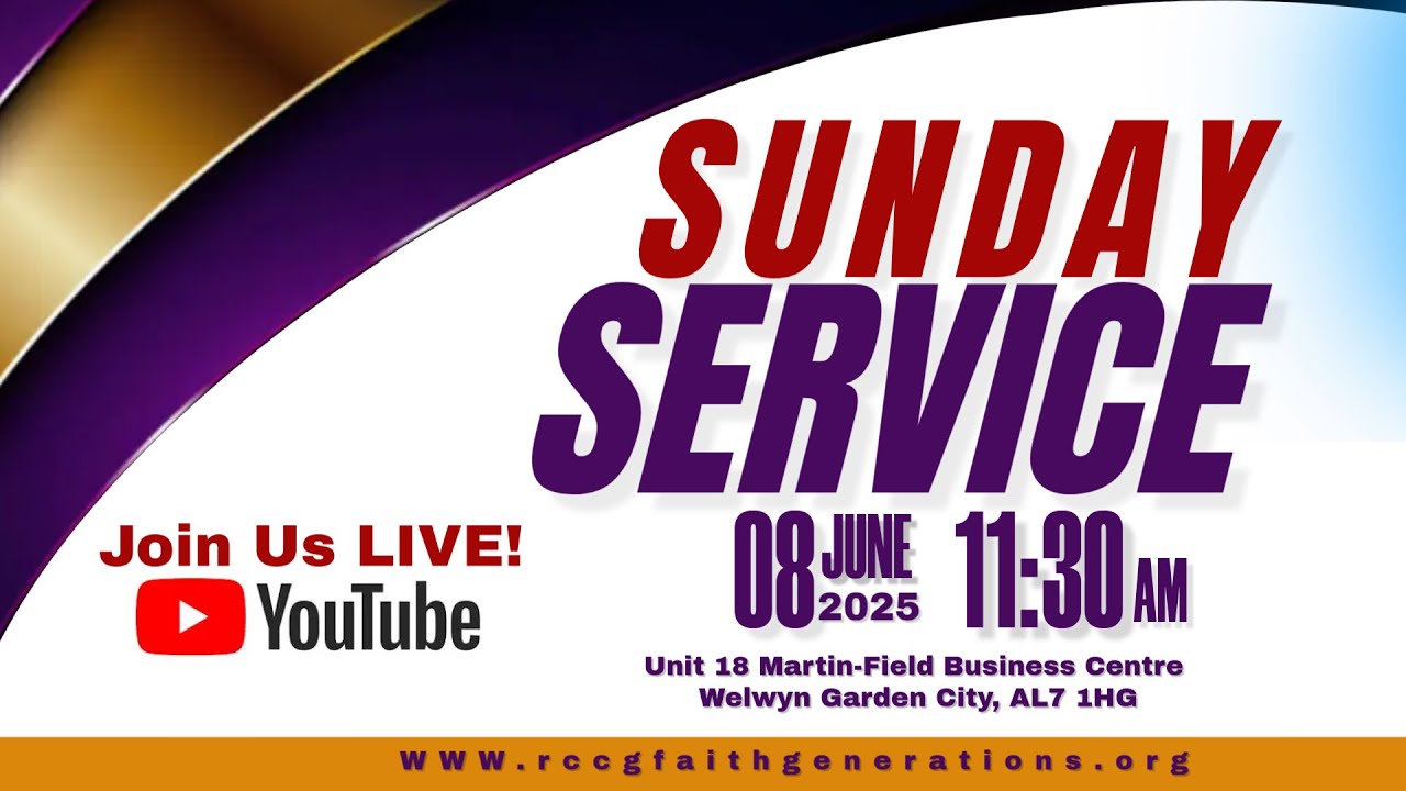 Sunday Worship & Breakthrough Service // RCCG Faith Generations Church // 08/06/2025