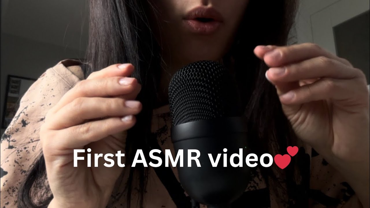 My first ASMR video🌛💕