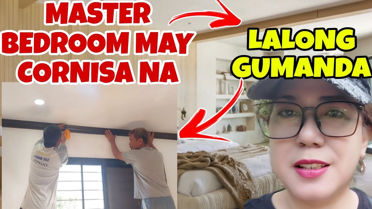 FINALLY MASTER BEDROOM MAY CORNISA NA DIN #DREAMHOUSE