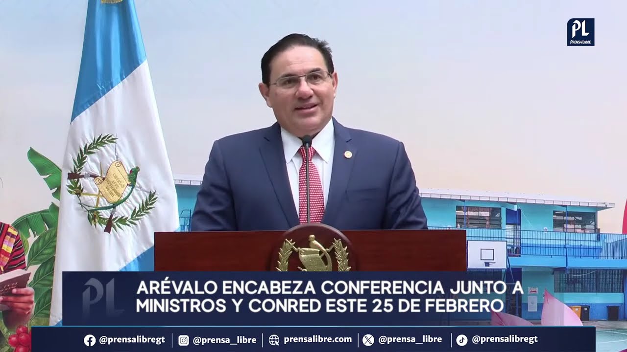 Bernardo Arévalo encabeza conferencia con ministros de Gobernación, Defensa, Comunicaciones y Conred