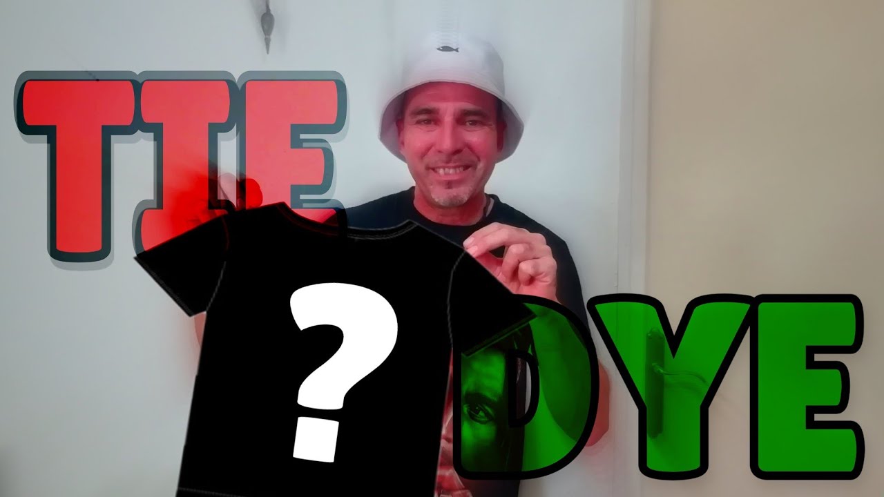 HACIENDO UNA CAMISETA TIE-DYE !!