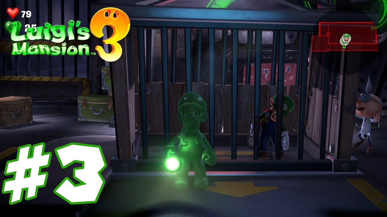 Luigi's Mansion 3 - Gameplay #3 - Gommiluigi [Nintendo Switch]