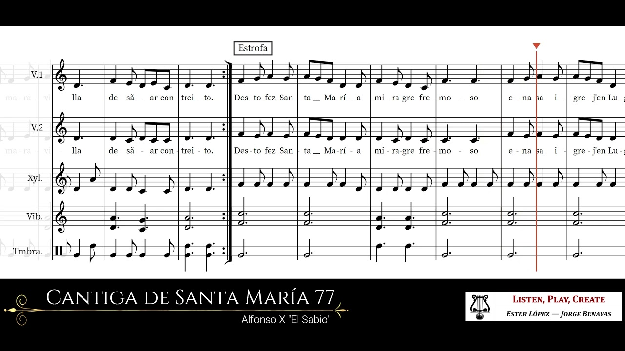 Cantiga 77 - Da que Deus mamou (Alfonso X 