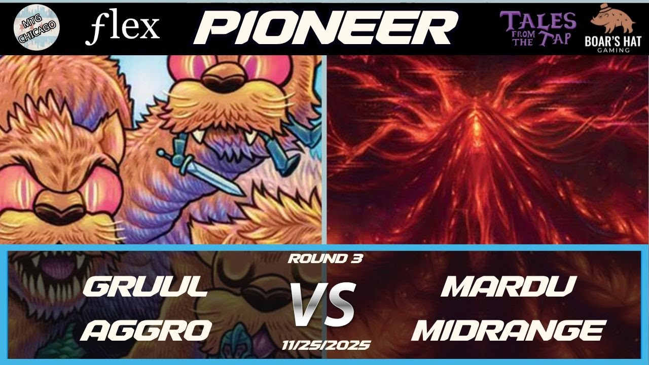 Gruul Aggro VS Mardu Midrange    [MTG Pioneer Round 3]