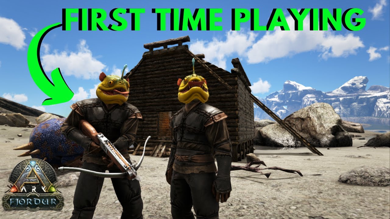 (My Nephew's First Time Playing Ark) - Part 1 - ARK Survival Evolved
