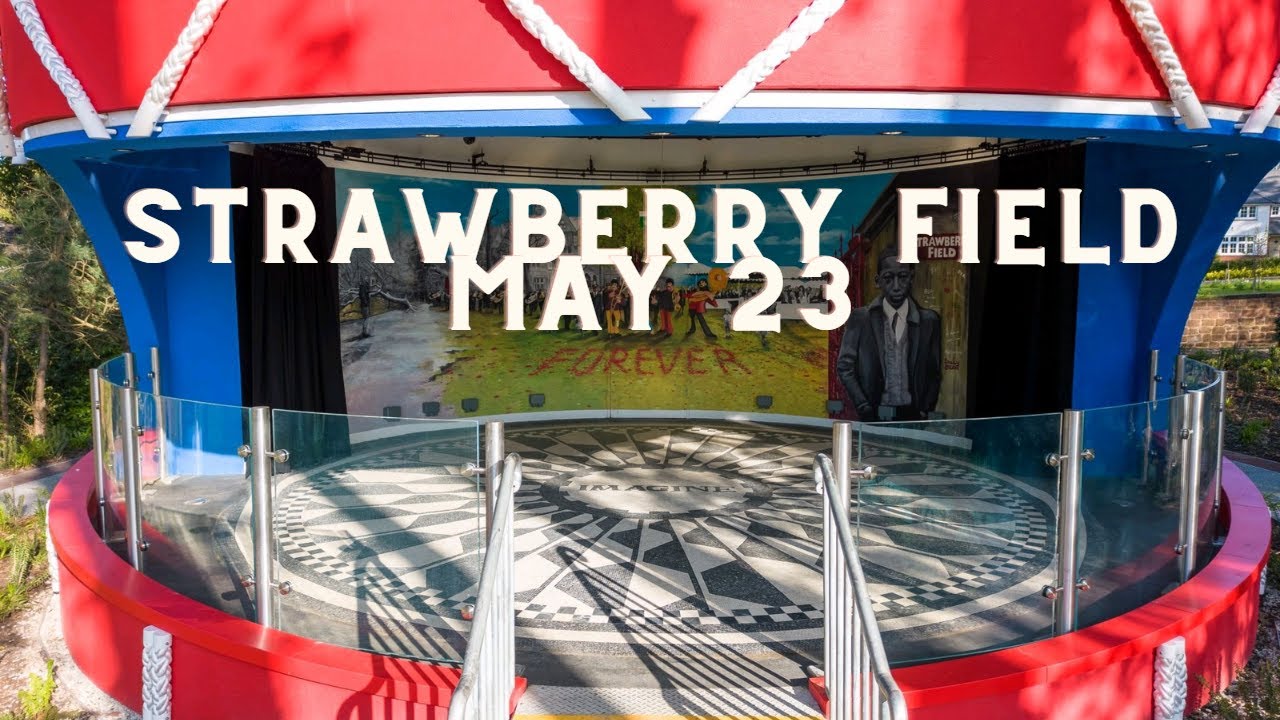 NEW Bandstand unveiled at Strawberry Fields in Liverpool - May 2023 #strawberryfields