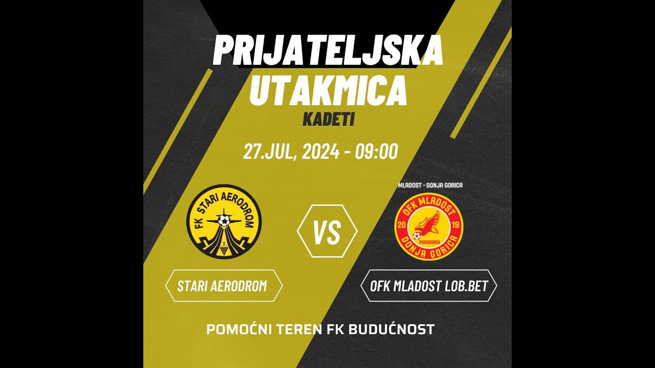 Kadeti 2008 / 09 - FK Stari Aerodrom vs OFK Mladost Bet.Lob  (prijateljska utakmica)