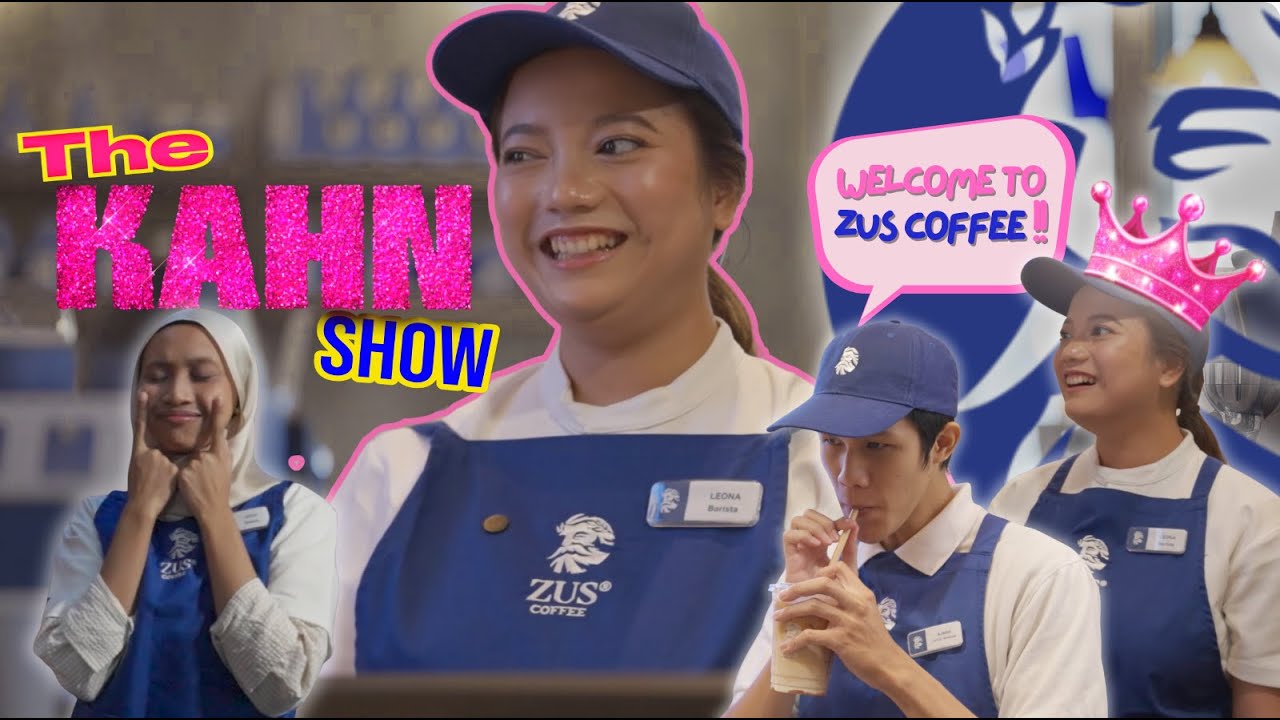 LEONA'S FIRST EVER PART-TIME JOB?! | Barista | The KAHN Show S1E01