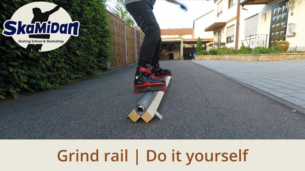 How To Build A Grind Rail! Stable, Transportable, Cheap & Awesome! - Selfmade #02