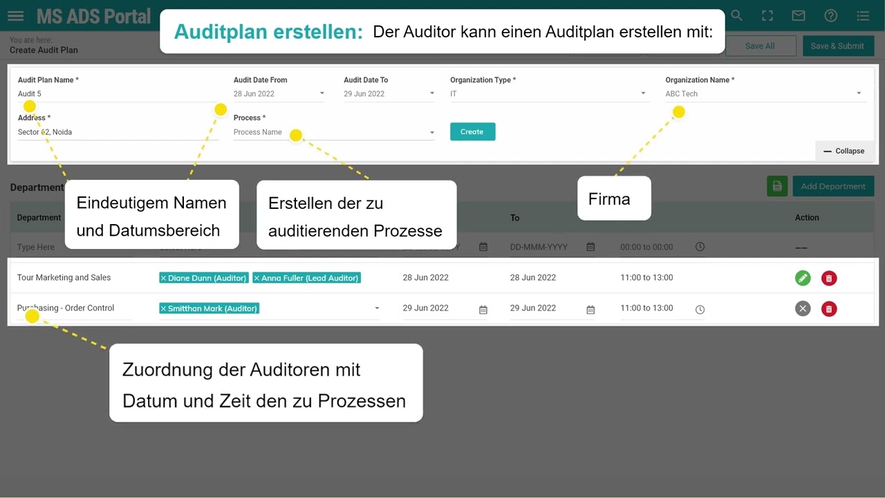MS ADS&reg; das digitale Audit - mehr unter:  