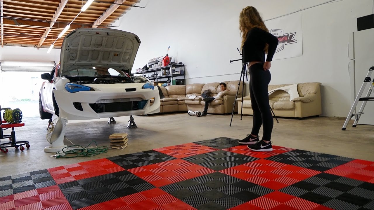 Garage Flooring! Major Improvement to the Dream Garage!