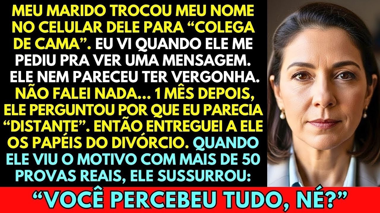 MEU MARIDO TROCOU MEU NOME NO CELULAR DELE PRA 