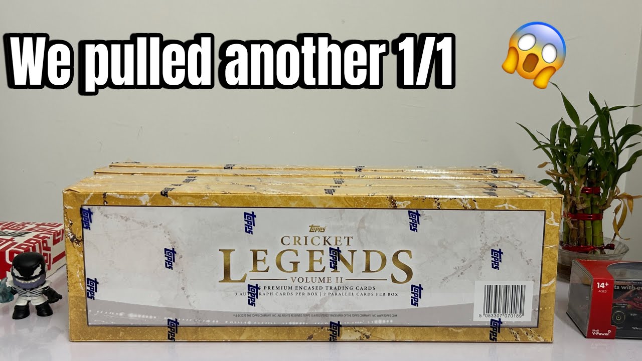 We Opened 5 more boxes of Topps Cricket legends Volume 2. Another 1/1 card ? Autograph cards.