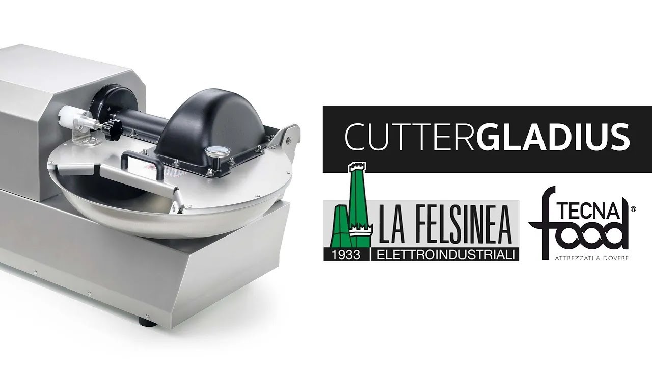 Cutter professionale Gladius per sminuzzare carne, pesce e verdure.