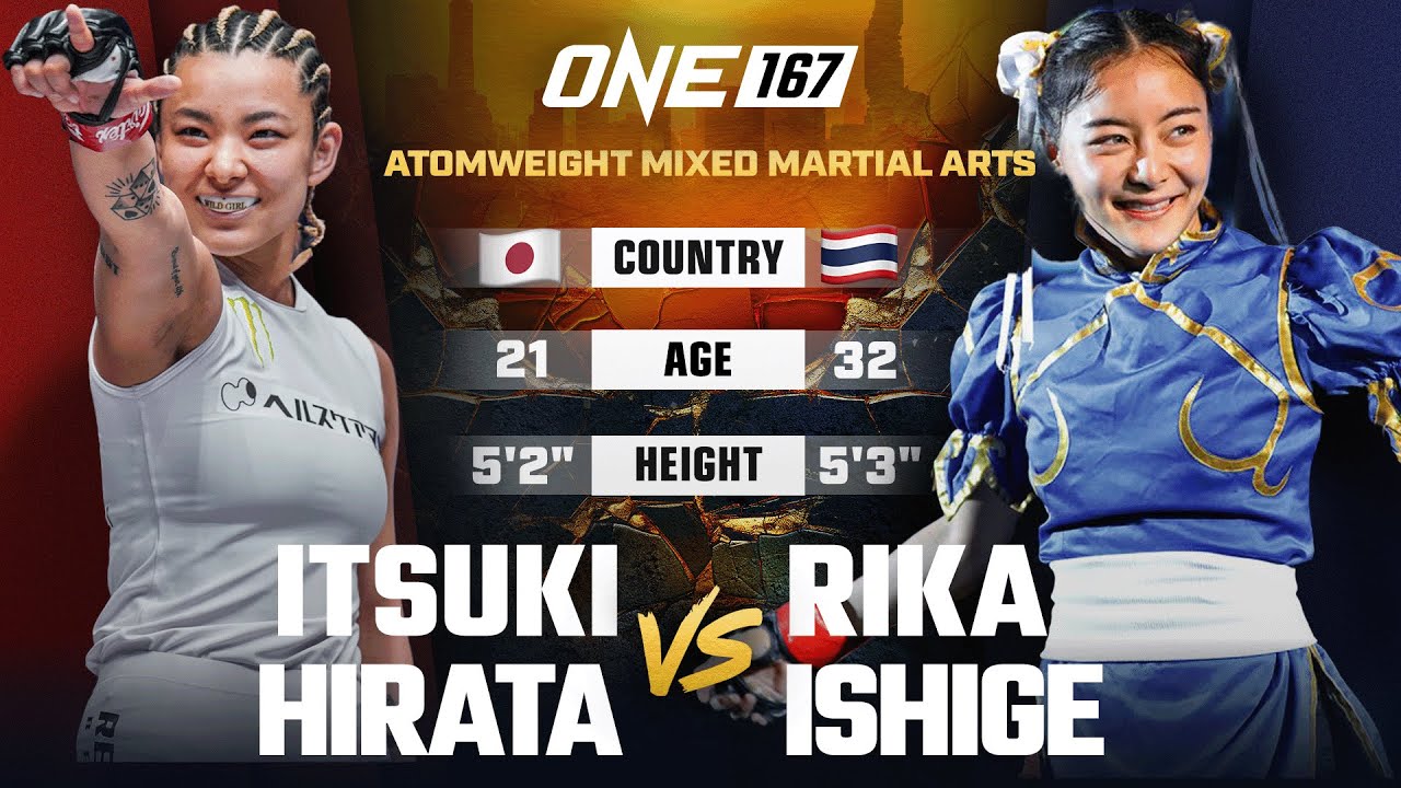 Heated Women’s MMA Brawl 😤 Itsuki Hirata vs. Rika Ishige | Full Fight