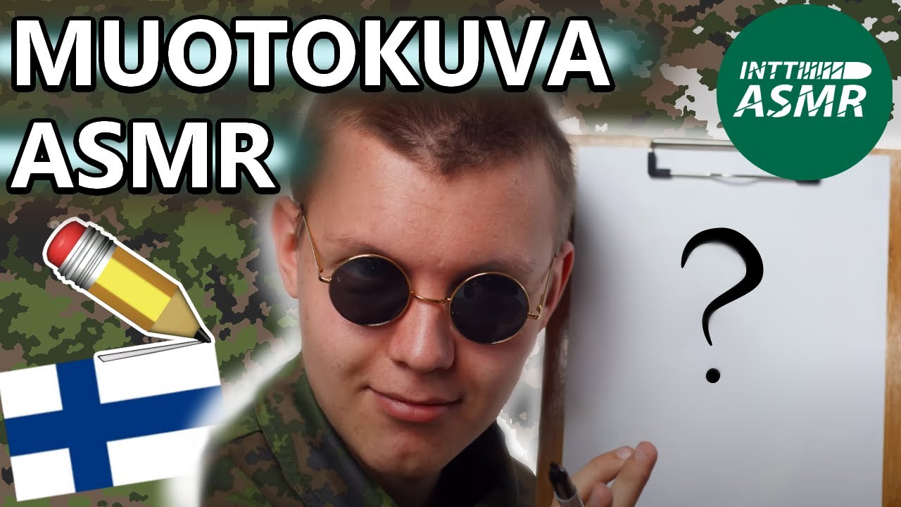 ASMR Suomi - Tupataiteilija piirtää sinut #1