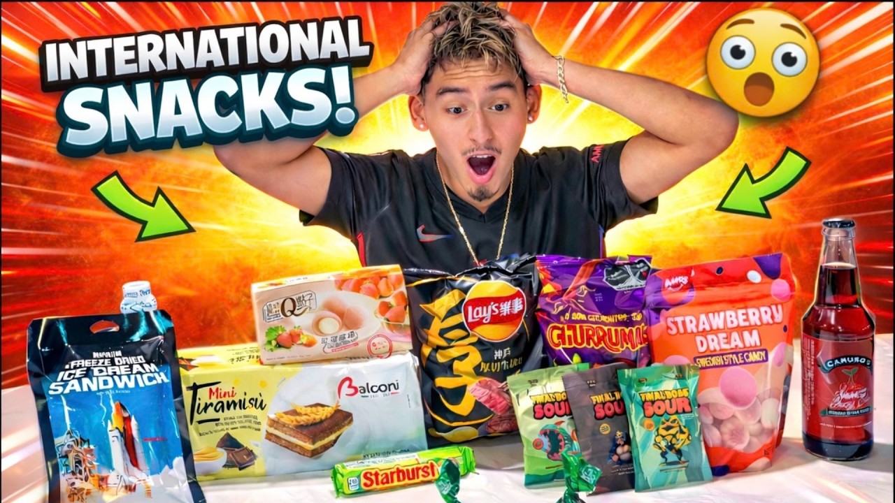 Trying International Snacks for The First Time!