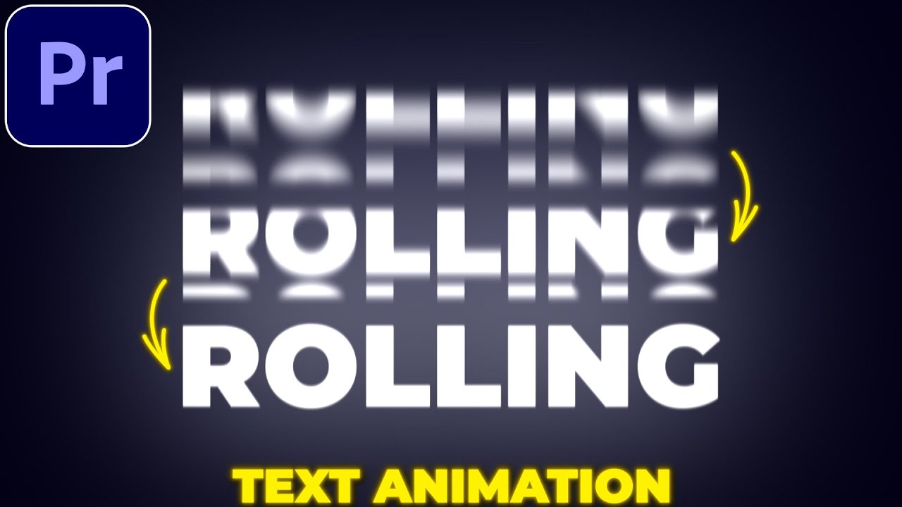 Scrolling Text Animation in Premiere Pro | Rolling Text Animation
