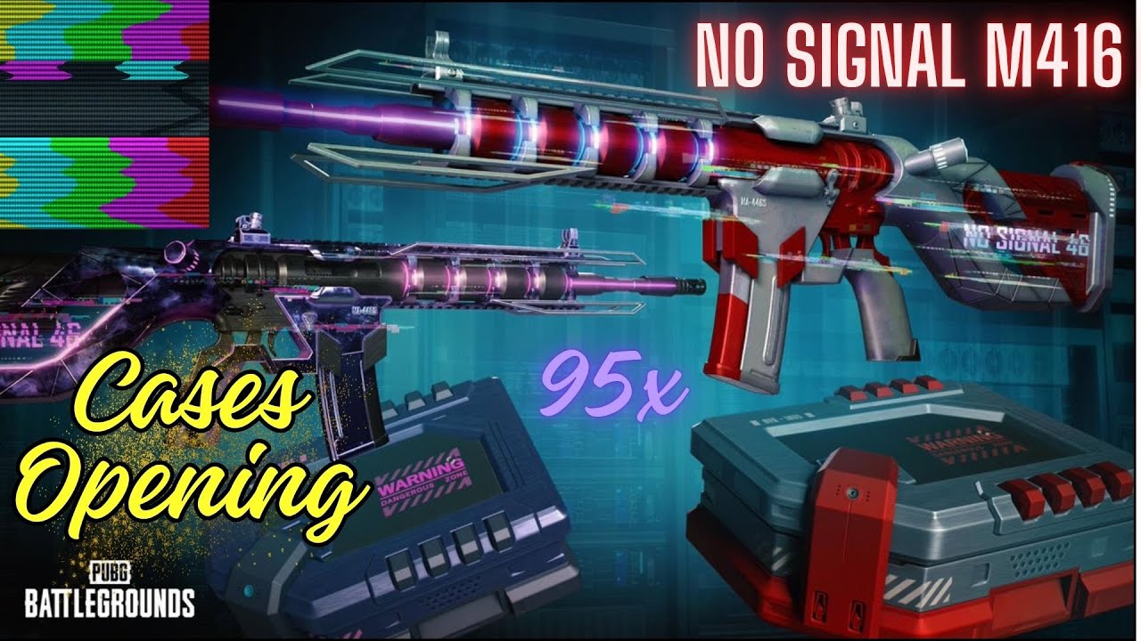 PUBG / Contraband Cases Opening / No Signal M416