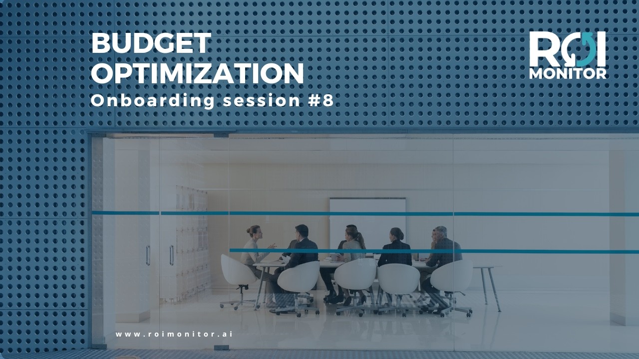 #8 -  Marketing budget optimization