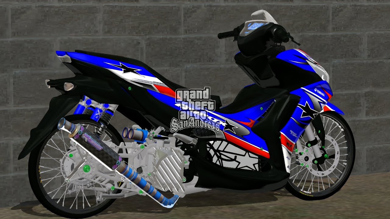 (Review & Cinematik) MOD AEROX 155 SR CONCEPT GTA SAN ANDREAS