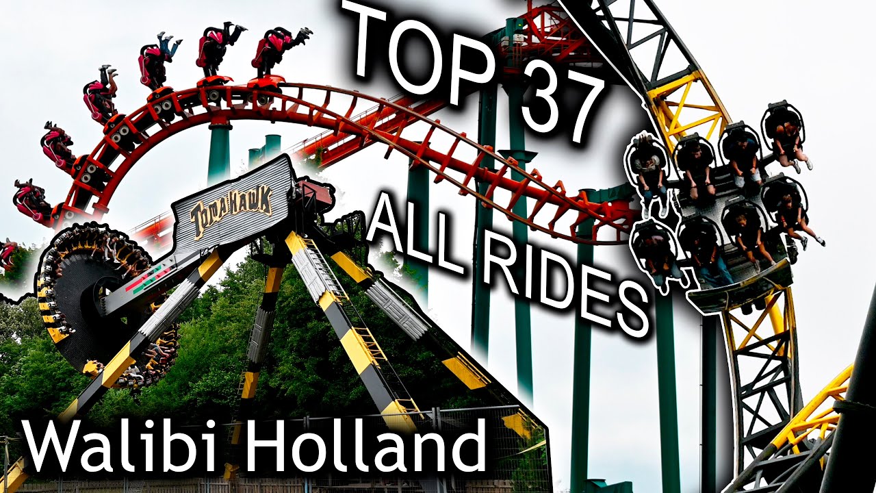 TOP 37 Walibi Holland - ALL RIDES