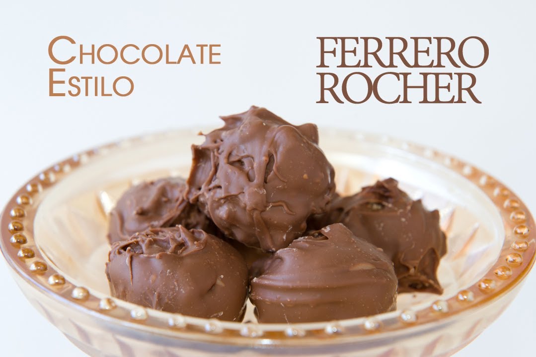 Bombones al Estilo Ferrero Rocher Receta Copycat