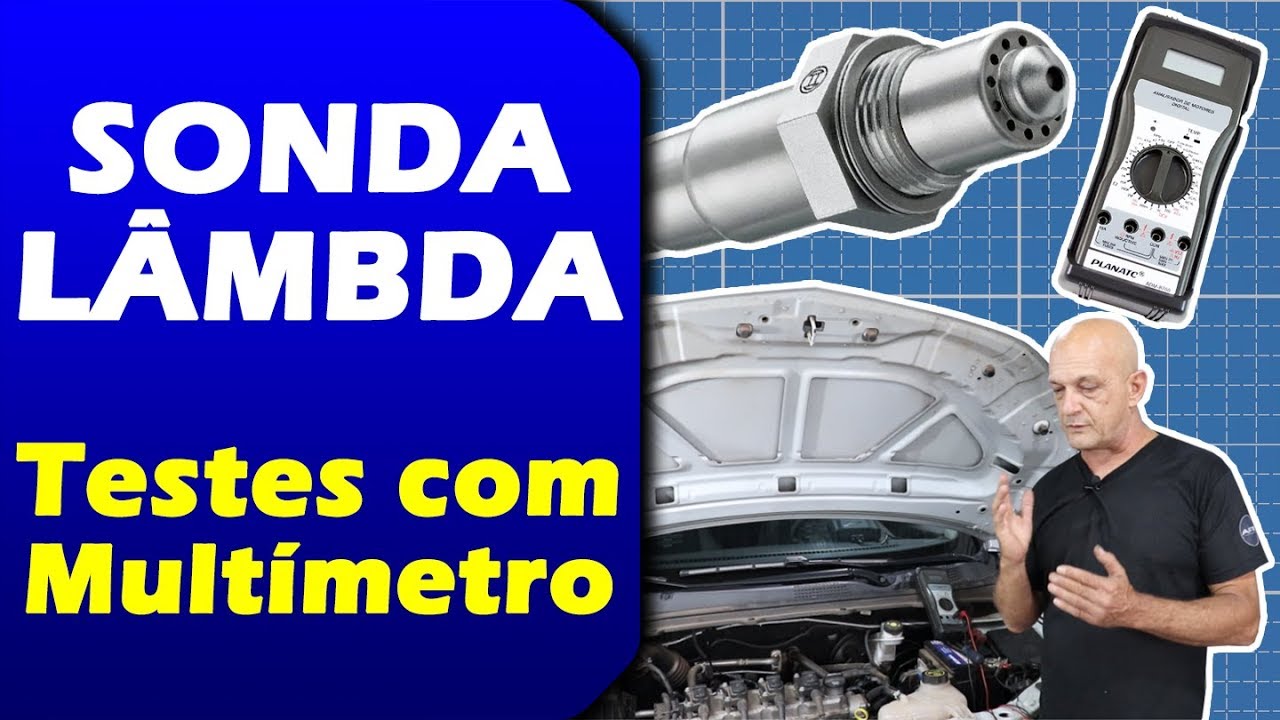 Multímetro x Osciloscópio | Testes com a Sonda Lâmbda
