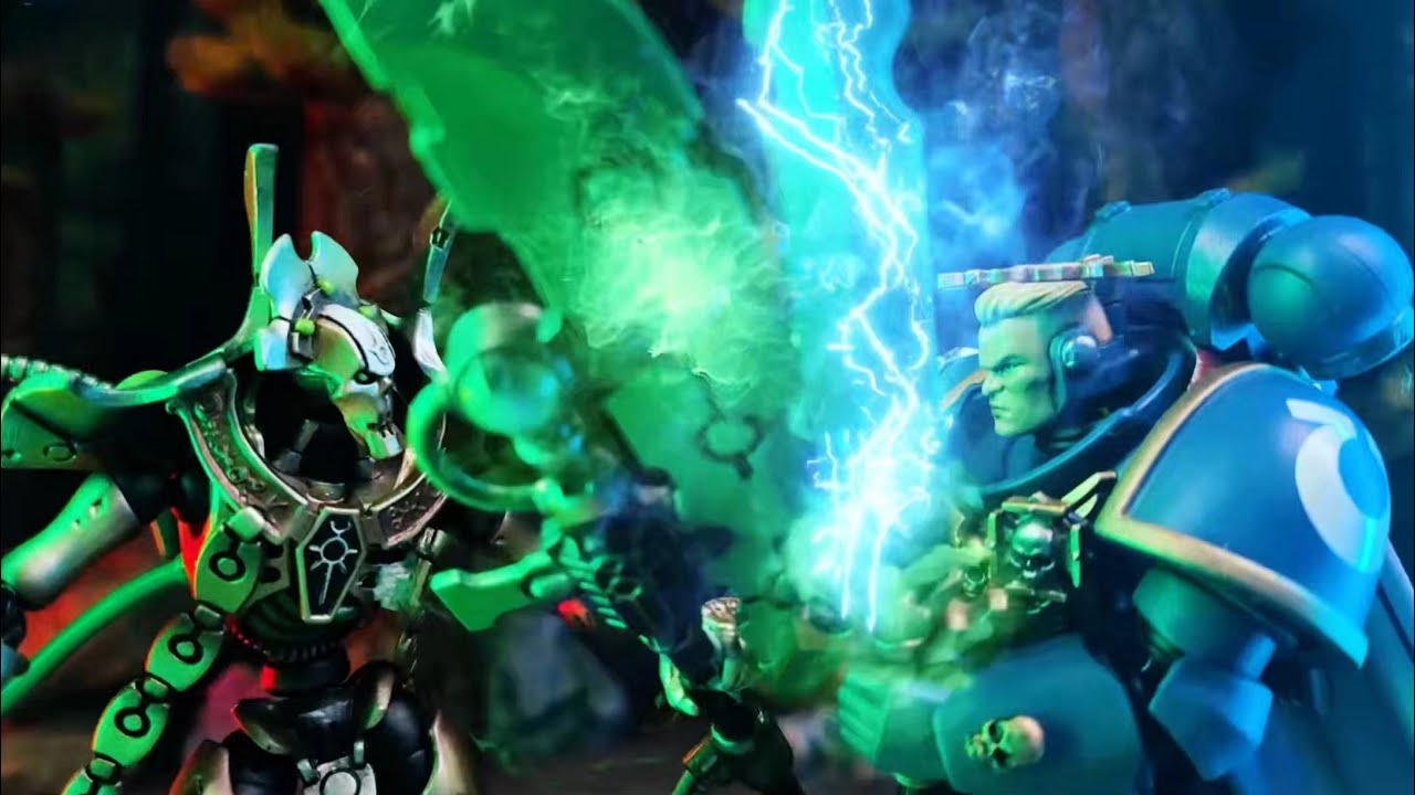 Ultramarines VS Necrons Part.2【JOYTOY Warhammer 40K  Stop Motion Animation】