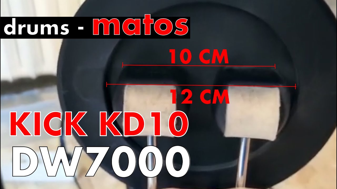 Dimensions KICK KD10 et DW7000